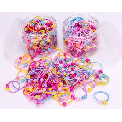 Girls Hair Accessories Hair Band Boxed Candy Color Hair Ring